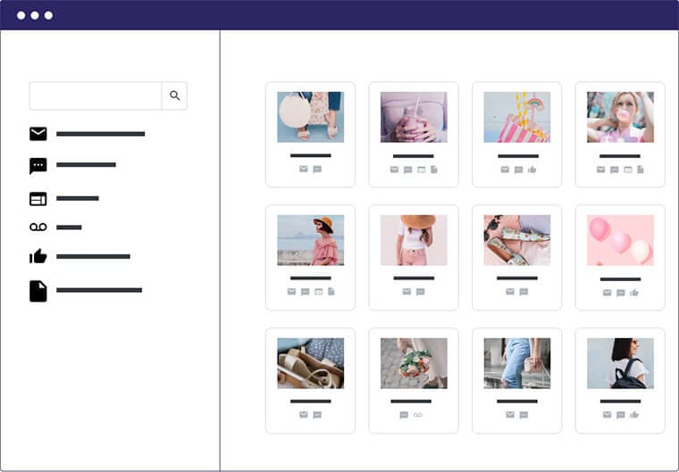 Bibliothèque de modèles de campagnes de communication