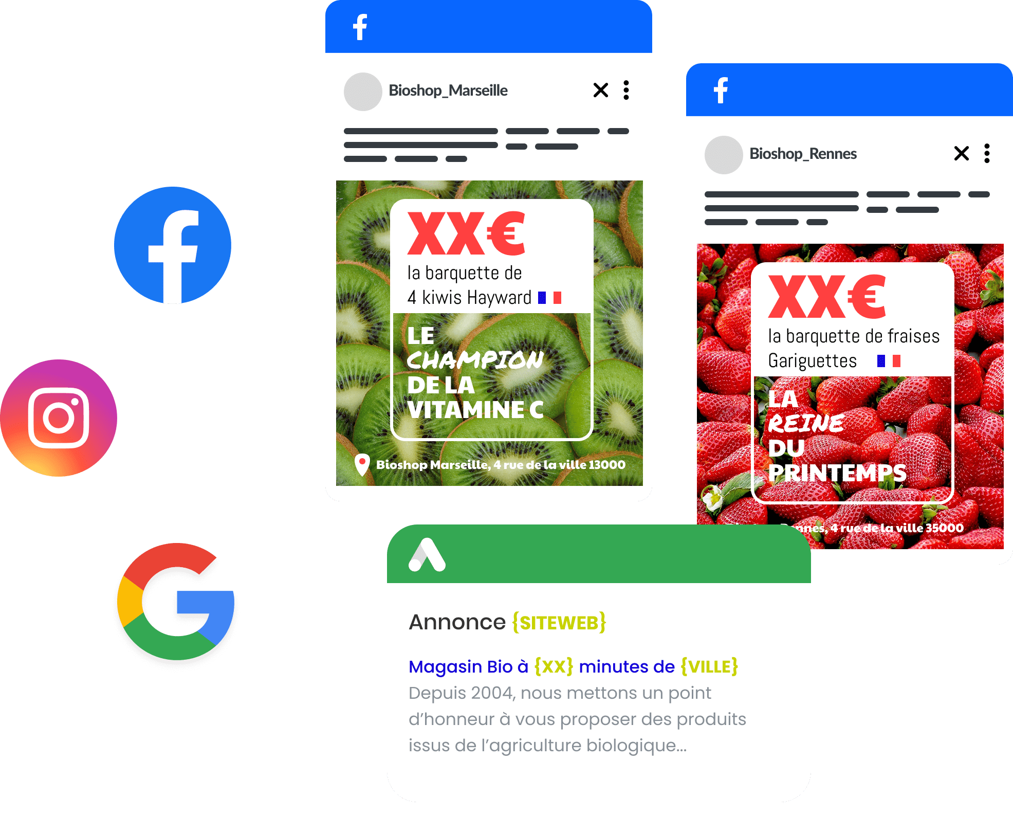 Campagnes sponsorisées locales