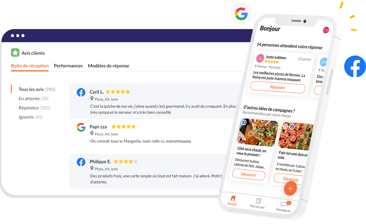 Réponses aux avis clients